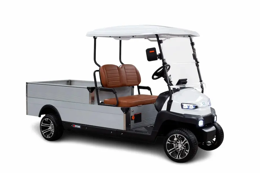 Zycar PICK UP utilitario con caja de carga, vista lateral